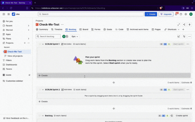Check Me Jira Integration Preview